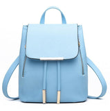 Vogue Star Fashion women backpack  school backpacks for teenage girls women leather backpack school bags mochila LS135