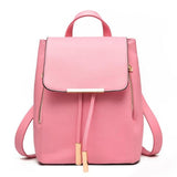 Vogue Star Fashion women backpack  school backpacks for teenage girls women leather backpack school bags mochila LS135