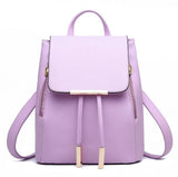Vogue Star Fashion women backpack  school backpacks for teenage girls women leather backpack school bags mochila LS135