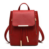 Vogue Star Fashion women backpack  school backpacks for teenage girls women leather backpack school bags mochila LS135