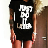 EAST KNITTING New Women T shirt Alien Print Funny Casual Loose Shirt For Lady White Black Grey Top Tees
