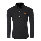 Men Long Sleeve Shirt Chemise Homme Men Shirt Camisas Hombre Vestir Mens Dress Shirts Hawaiian Camisa Social Masculina M-XXL