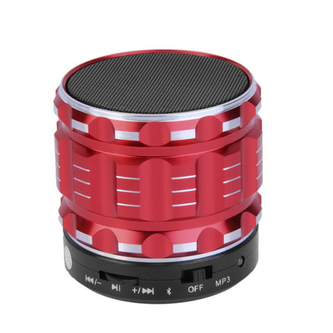 Portable Mini Wireless Bluetooth Speaker Super Bass Stereo Handsfree Mental Loudspeaker with Mic +TF Card Slot For Laptop PC
