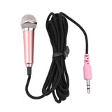 New 1pcs Mini 3.5mm Wired Microphone for Mobile Phone Tablet PC Laptop Speech Sing 4 Color Newest