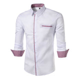 2017 Autumn New Fashion Camisa Masculina Brand Clothing Mens Striped Shirt Casual Long Sleeved Chemise Homme Slim Camisas Hombre