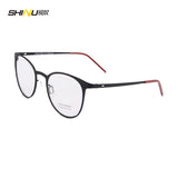 tecnologia round metal frame glasses women round eyeglass frames with clear lense unbreakable glass rubber paint  1475