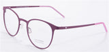 tecnologia round metal frame glasses women round eyeglass frames with clear lense unbreakable glass rubber paint  1475