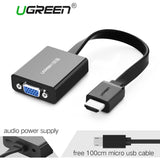 Ugreen HDMI to VGA adapter Digital to Analog Video Audio Converter Cable hdmi vga connector for Xbox 360 PS4 PC Laptop TV Box