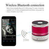 LED Bright Mini Bluetooth Speakers Fashion Design USB Charging Loudspeaker Expanded Bass Support TF Card Tablet Laptop Phone