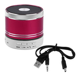 LED Bright Mini Bluetooth Speakers Fashion Design USB Charging Loudspeaker Expanded Bass Support TF Card Tablet Laptop Phone