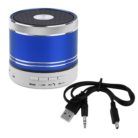 LED Bright Mini Bluetooth Speakers Fashion Design USB Charging Loudspeaker Expanded Bass Support TF Card Tablet Laptop Phone
