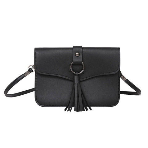 Mini PU Tassels Shoulder Crossbody Bag Female Leisure Women Leather Handbag Women Messenger Bags  Bag Sac a main Bolsos Mujer