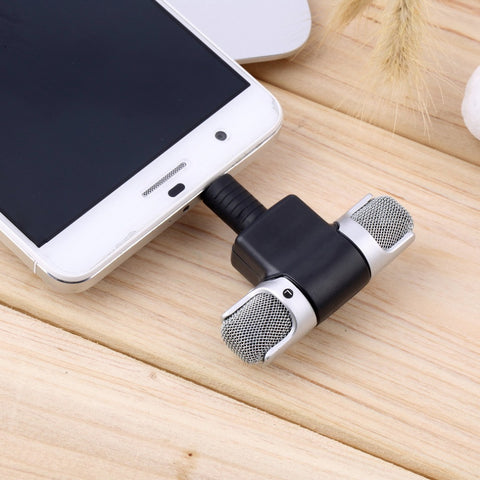 2017 Hot 1pc New Mini Stereo Microphone Mic 3.5mm Mini Jack PC Laptop Notebook for recording