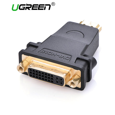 Ugreen HDMI to DVI female to HDMI male Converter adapter Support 1080P for HDTV Plasma DVD  Projector