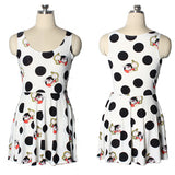 2017 New Sexy Women dress Cartoon Casual Dress Adventure Time SKATER DRESS Pleated Sun Dress