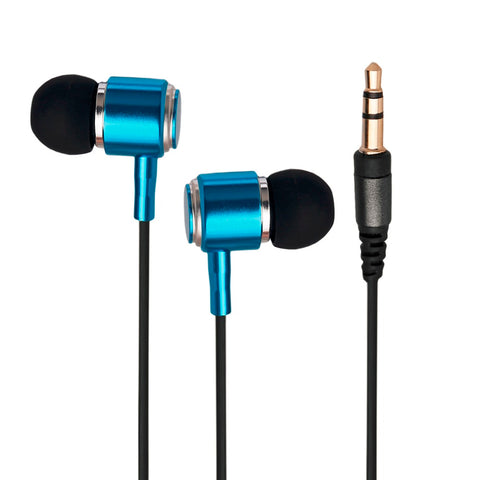Universal Metal Type Mobile Phone Laptop Earphones Portable Size Noise Isolation Stereo Bass In Ear Earphones