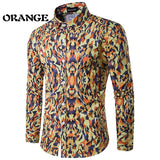 Luxury Shirt Men 2017 Brand Design Camouflage Chemise Homme Slim Fit Long Sleeve Mens Dress Shirts Elegant Camisas Hombre M-XXL