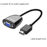 Ugreen HDMI to VGA adapter Digital to Analog Video Audio Converter Cable hdmi vga connector for Xbox 360 PS4 PC Laptop TV Box