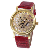 2017 Fashion Hollow Quartz Watch Luxury	Brand Genvivia Analog Stainless Steel reloj hombre Wrist Watches
