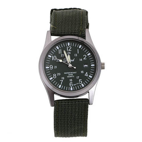 Relojes Hombre Design Fabric Strap Watch Luxury Popular Sports Men's Watch Calendar Outdoor Analog Quartz Wristwatch Clock