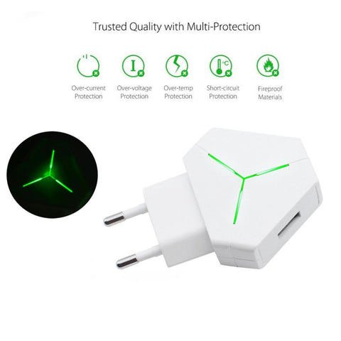 2.1A Fast Charing LED USB 2 Port Wall Home Travel AC Charger Adapter For LG G5/LG V20/ZTE Zmax Pro Z981