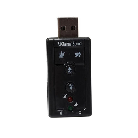 2016 Fashion New Mini USB 2.0 3D Virtual 12Mbps External 7.1 Audio Sound Card Adapter
