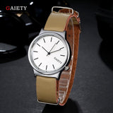 reloj New Fashion GAIETY Top Brand Women Watches Wrist Men Watch Wristwatch Military Casual Faux Leather Stripes reloj hombre 2017 #43