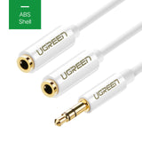 Ugreen Audio Cable Jack 3.5mm Male to 2 Female Earphone Extension Cable 3.5mm Headphone Splitter Adapter for iphone Laptop