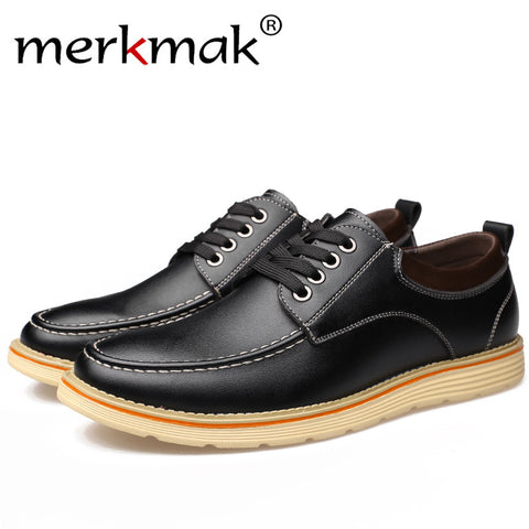Merkmak 2016 British Style Men Shoes Fashion Height increased Casual Ankle Flats Shoes Brand Name Spring Autumn Zapato Hombres