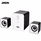 SADA Portable Combination Speaker Column Computer Speakers 2.1 USB Channels 3W Laptop Speakers PC