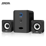 SADA Portable Combination Speaker Column Computer Speakers 2.1 USB Channels 3W Laptop Speakers PC