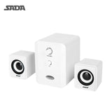 SADA Portable Combination Speaker Column Computer Speakers 2.1 USB Channels 3W Laptop Speakers PC
