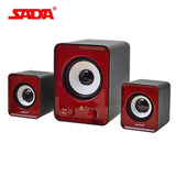 SADA  3D Surround Subwoofer Stereo Bass USB PC Speaker Computer Smart Phone Speakers for Laptop Notebook