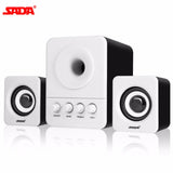SADA Wired Combination Speaker Mini Portable Speaker For Laptop Desktop Computer Mobile Phone Column Bass Cannon 3W PC Speaker