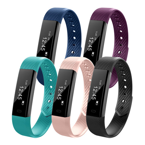 Technology Smart Wristband Fitness Bracelet ID115 HR Heart Rate Monitor Waterproof Bluetooth 4.0  with Android IOS
