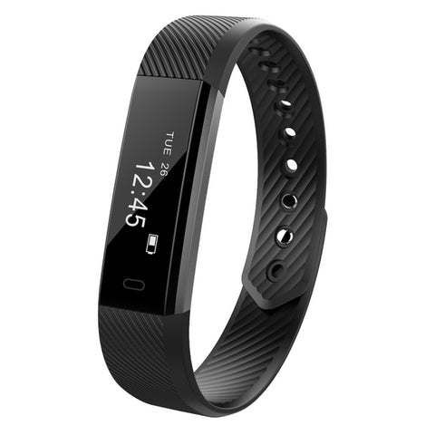 Technology Smart Wristband Fitness Bracelet ID115 HR Heart Rate Monitor Waterproof Bluetooth 4.0  with Android IOS