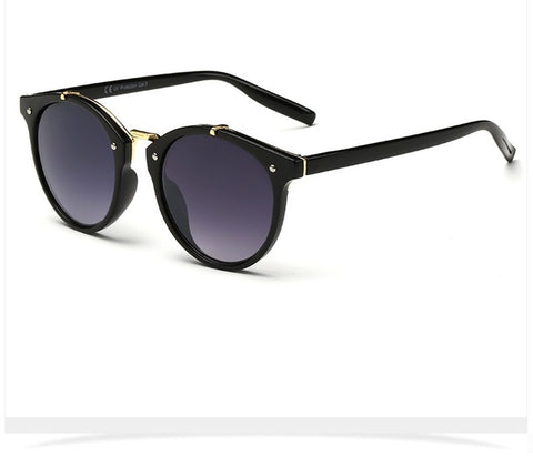 2017 Summer New Round Sunglasses Women Brand Designer Mirror Lens Sun Glasses Oculos De Sol Feminino Gafas De Sol Hombre R025