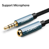 Ugreen Jack 3.5mm Audio Extension Cable Male to Female Aux Cable 1m 2m 3m 5m  Headphone Extension Cable for Computer MobilePhone