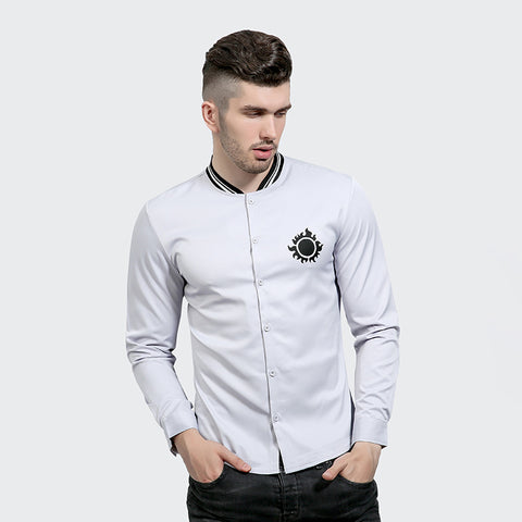Luxury Brand Men Shirt Chemise Homme 2017 Fashion Design Long Sleeve Mens Dress Shirts Casual Stylish Slim Fit Camisas Hombre