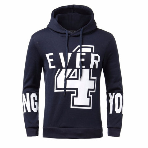 PODOM 2017 New Spring Men Hoodies  Brand Hooded Printed Sweatshirts Men Fashion Cotton Slim Men Sudaderas Hombre