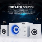 SADA Mini Bluetooth speaker Portable Wireless speaker Computer Speaker for Mobile Phone Laptop Desktop Speaker with Blue light