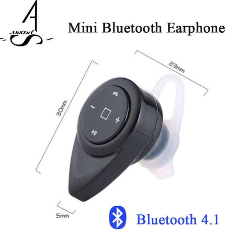 AhSSuf Bluetooth4.1 earphones Handfree earphones small wireless earbud Driving Clear Calling tecnologia inteligente for 2phones